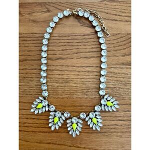 J.Crew | Rhinestone Tennis Statement Necklace | 20” Adjustable